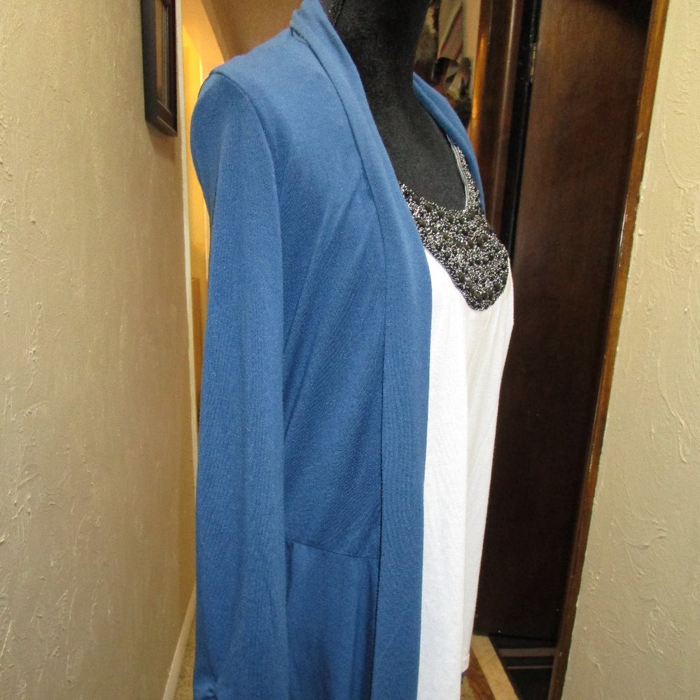 Heavily Beaded BSTUDIO Ladies top XL